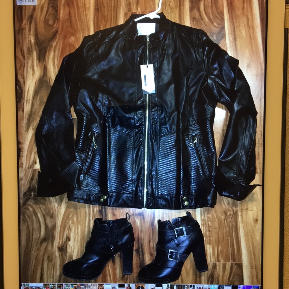 Harley Davidson Boots & Leather jacket free